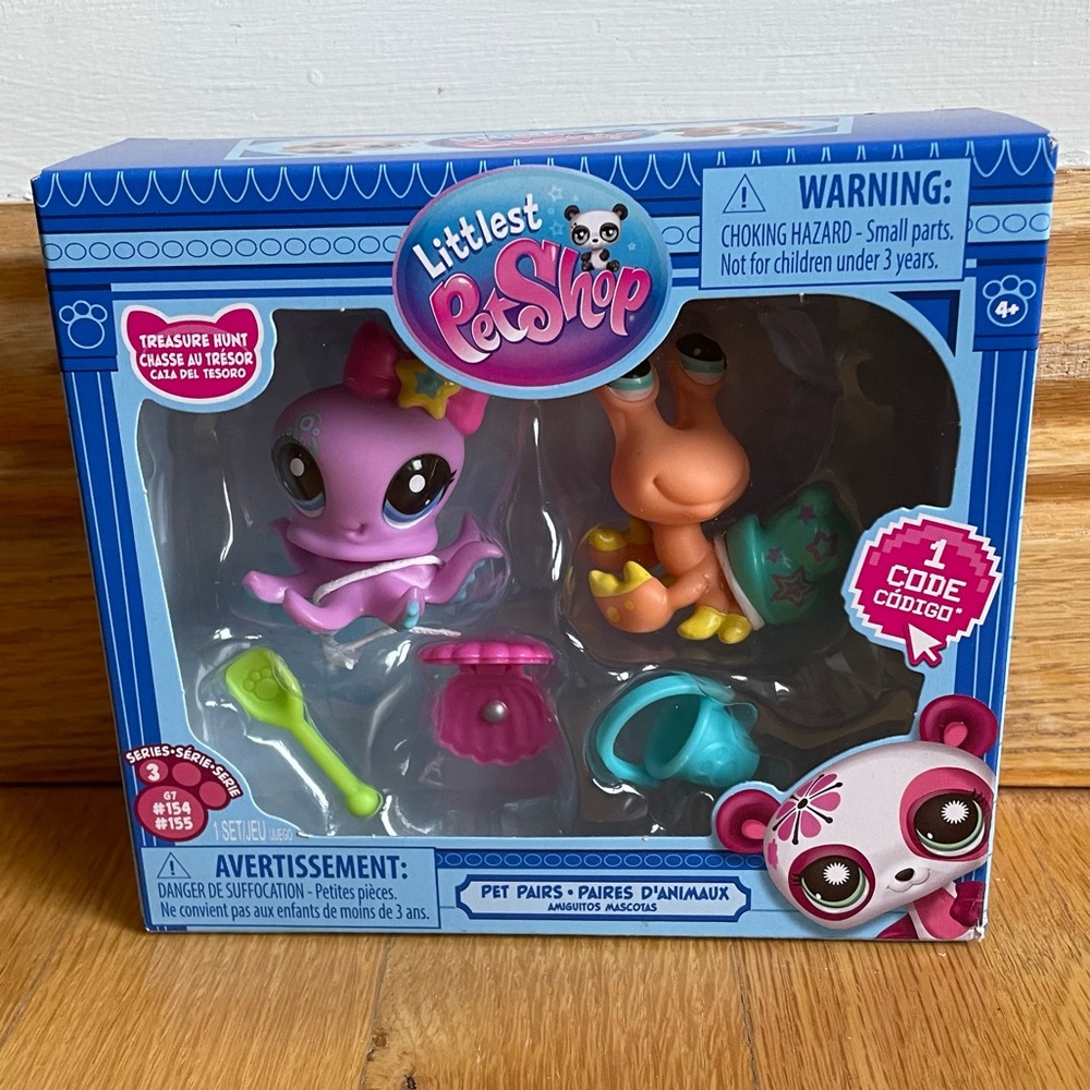 Littlest Pet Shop Toy Series 3 Treasure Hunt 2-Pack